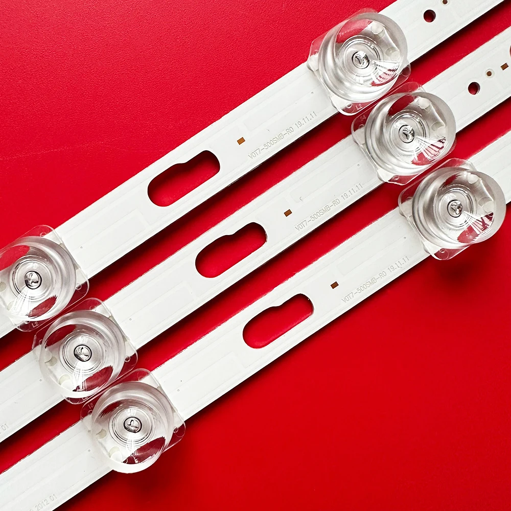 サムスン用LEDバックライト付きストリップ,V0T7-500SMA-R0, JL.D500C1330-408AL,UN50tu8000,UN50tu7000,ue50tu7000,ue50tu7000,ue50tu8000,500mb-r1,6個,24個