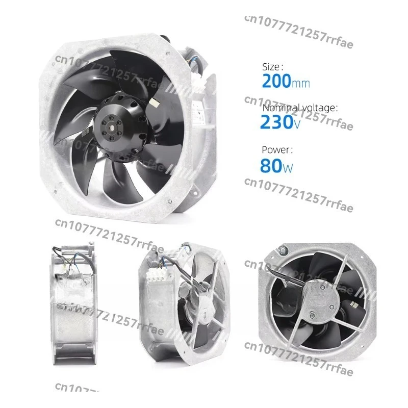 W2E200-HK38-01 W2E200-HH38-07 230V AC photovoltaic inverter cabinet axial cooling fan
