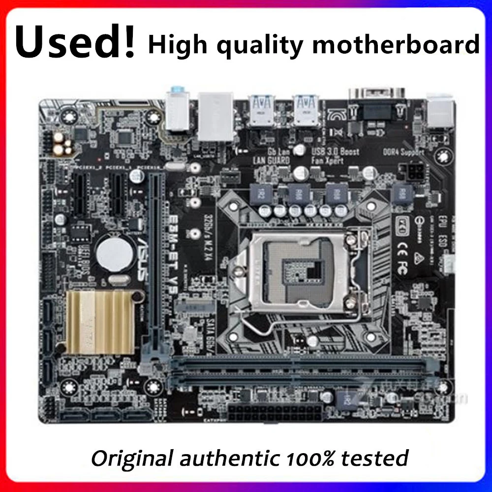 

Used E3M PLUS For Asus E3M-ET V5 Desktop Motherboard Socket LGA 1151 DDR4 C232 SATA3 USB3.0 Motherboard