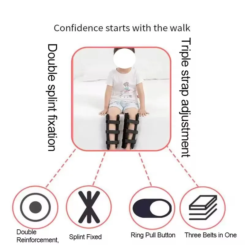 Adjustable O/X Leg Type Correction Belt Pediatric Kids Leg Posture Corrector Brace For Children Knees Valgus Straighten