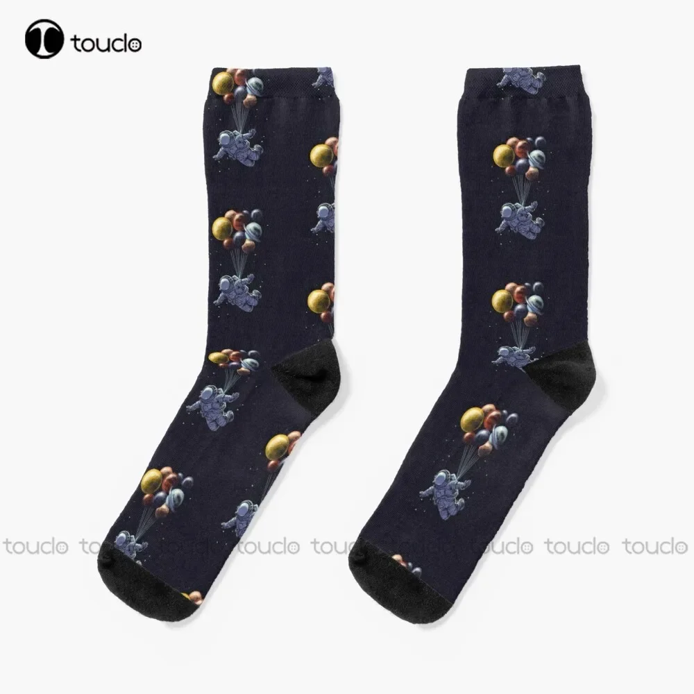 New Space Travel Astronomy, Outer Space Socks Workout  Men Personalized Custom Unisex Adult Socks Teen Socks