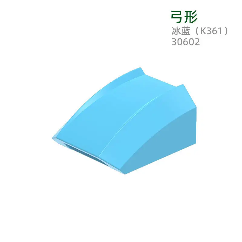 104pcs MOC Compatible Parts 30602 & 47904 28659 4973 54415 457645 Slope Curved 2 x 2 with Lip Building Blocks Bricks DIY