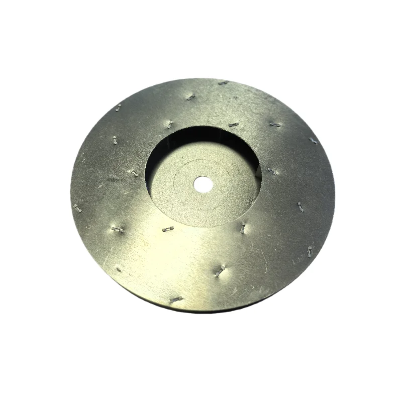 Parti dell\'aspirapolvere ventola in alluminio girante piatta a 6 pale 10.6cm per motori