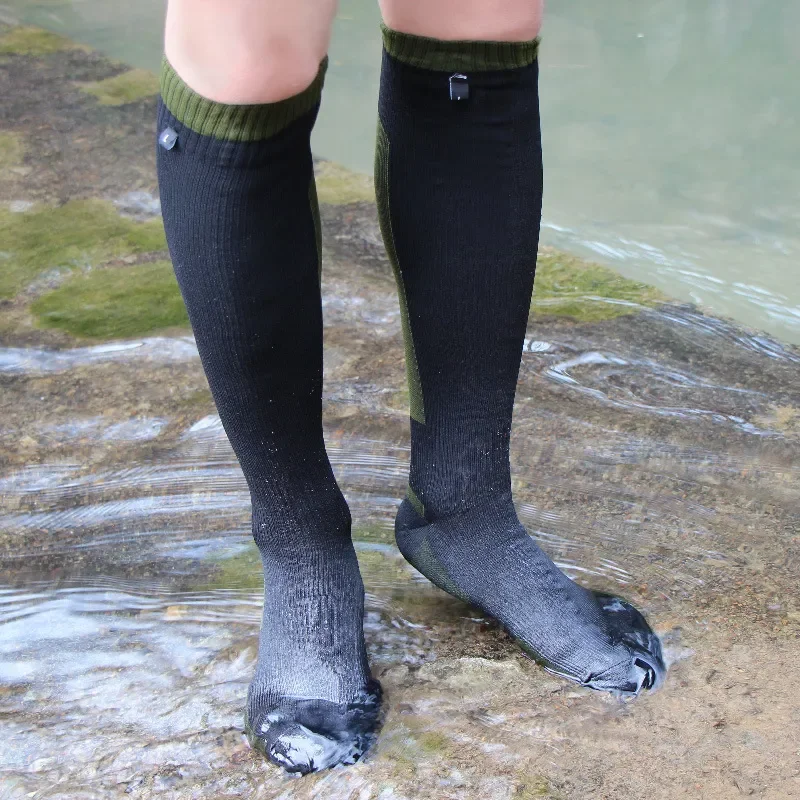 New Good Knee High Waterproof Socks Hiking Wading Outdoor Camping Cycling Skiing Mountaineering Warm Long Knee Sock Shoe Cover