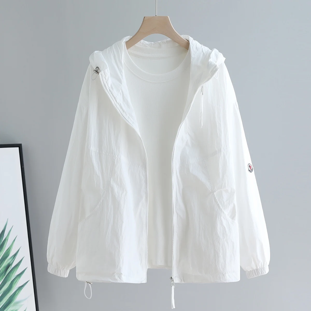 hooded-sun-protection-short-jacket-women-summer-thin-cool-breathable-long-sleeve-sport-casual-outerwear-leisure-pullover-coat