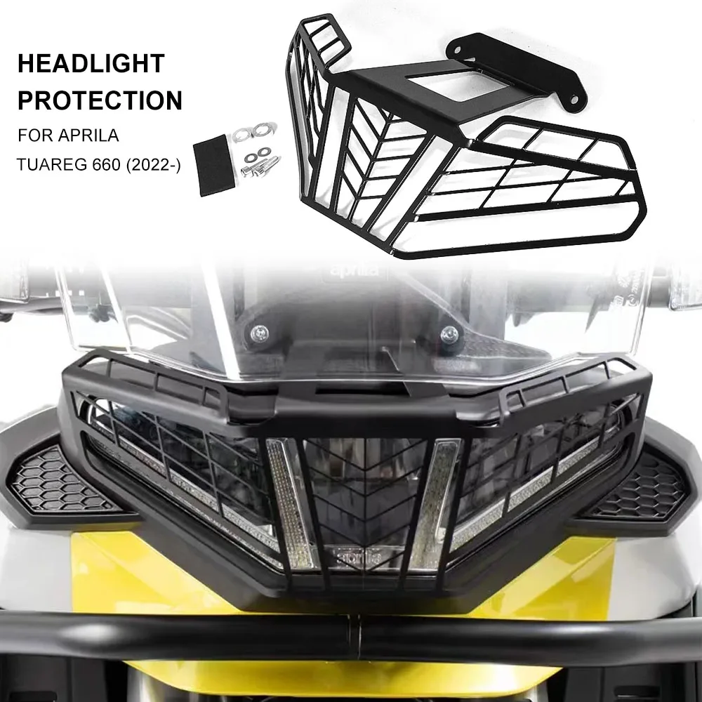 

FOR Aprilia TUAREG 660 2020 2023 NEW Motorcycle Headlight Protector Grille Guard Cover