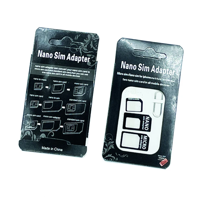 JAVY Micro Nano ซิมการ์ดอะแดปเตอร์ชุดสําหรับ iPhone 6 7 plus 5S Huawei P8 lite P9 Xiaomi หมายเหตุ 4 Pro 3S Mi5 sims ผู้ถือ