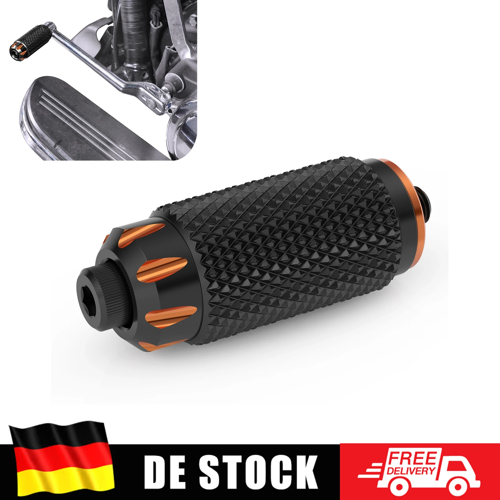 Motorcycle Knurled Shifter Pegs for Harley Breakout Low Rider Fat Bob FXFB FXFBS Fat Boy FLFB FLFBS Gear Shift Lever Toe Peg