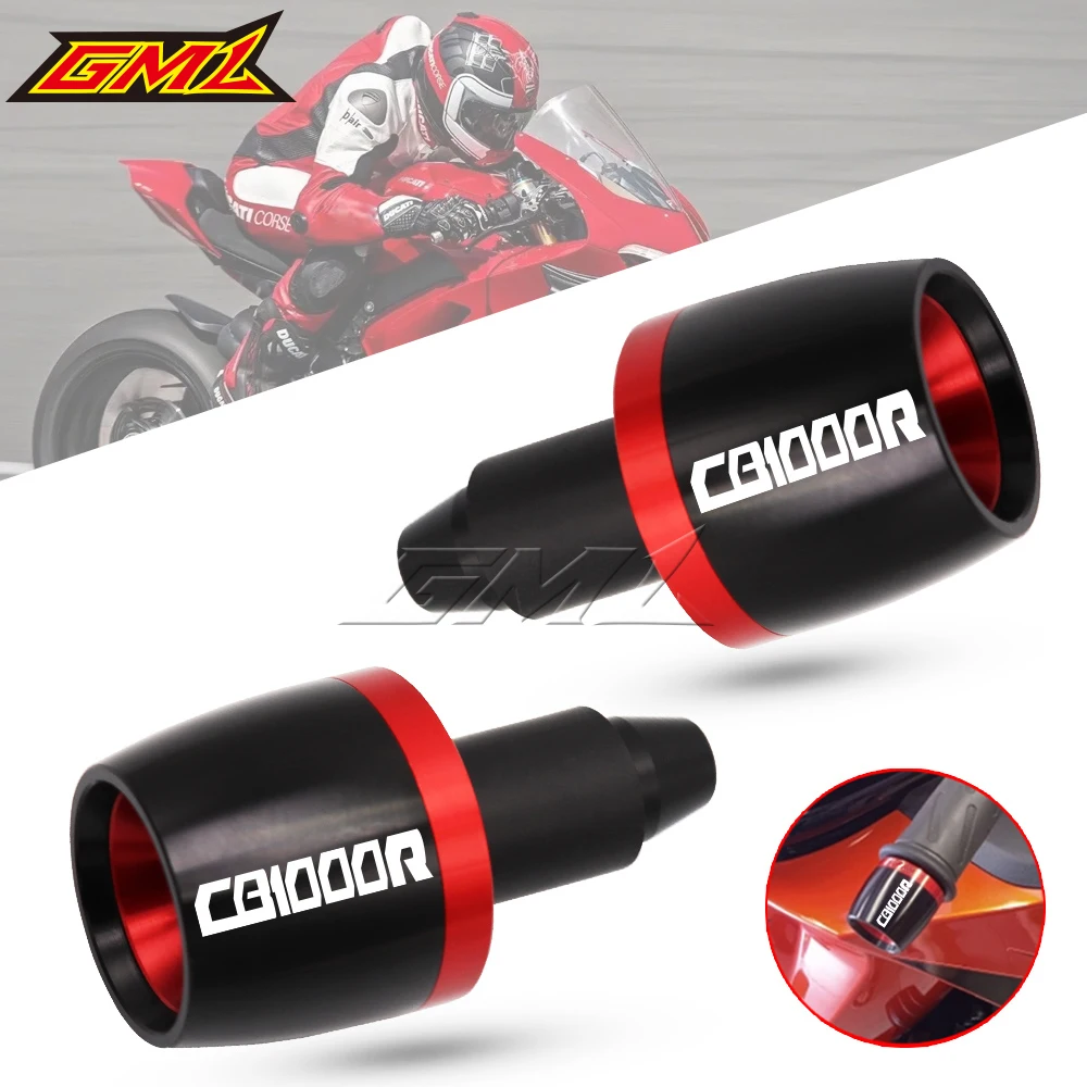 For Honda CB1000R CB 1000R CB1000 R Universal Motorcycle CNC Aluminum Handlebar Grips Bar Ends Cap Counterweight Plug Slide