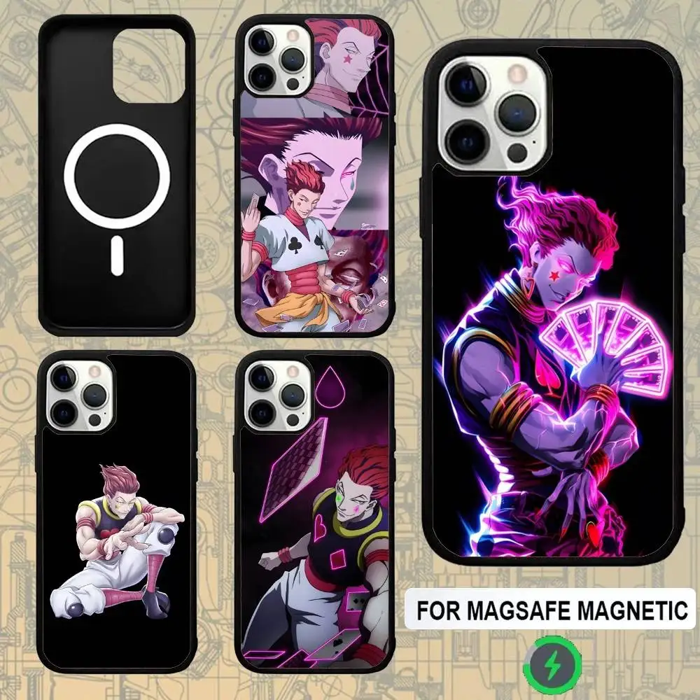 

Hunter X Hunter Hisoka Phone Case For IPhone 16e,16,15,Pro,Max,14,Plus,13,12,11 Magesafe Magnetic Wireless Charge Cover