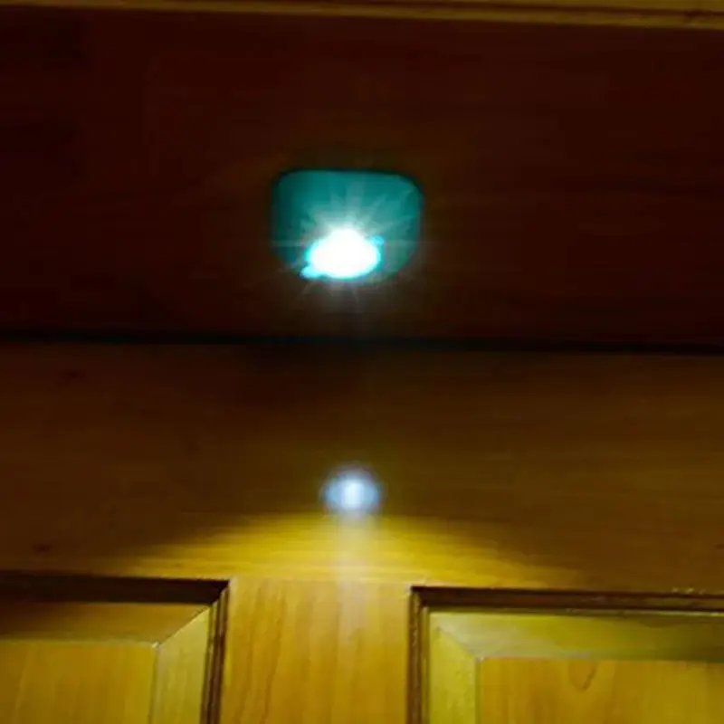 Mini luz LED de inducción corporal, luces nocturnas, Control de Sensor de luz inalámbrico, lámpara nocturna para el hogar, escaleras, pasillo, lámparas de emergencia, 1Pc