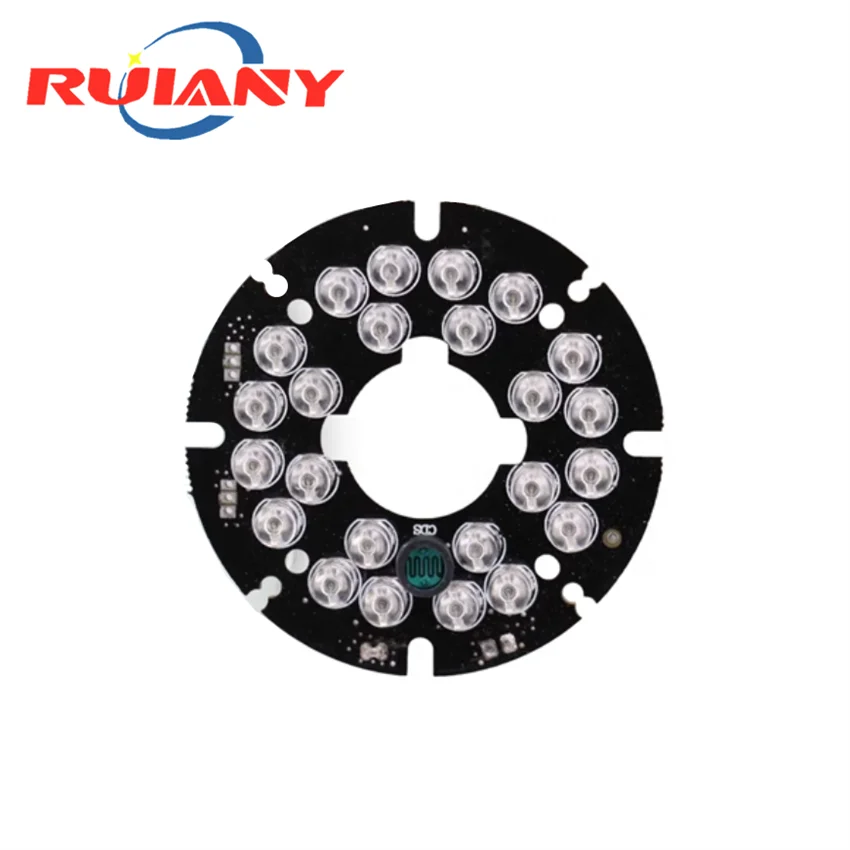 Conque en Plastique Blanc Noir, permission Industrielle, Caméra à 24 Lumières Infrarouges, Panneau Lumineux LED, PU Blanc, 3.5 Pouces