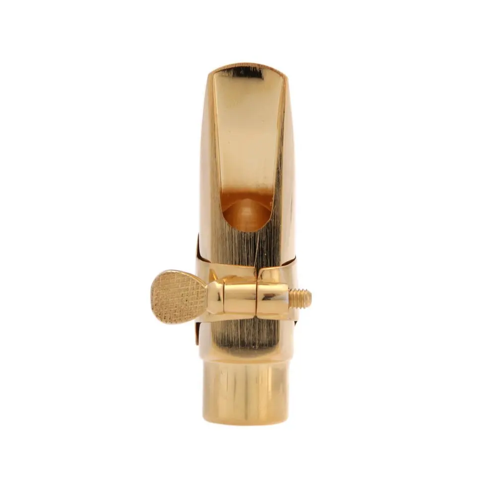 

ABKV-Jazz Soprano Saxophone 5C Metal Mouthpiece +Pads Cushions +Cap Buckle With Gold Plating