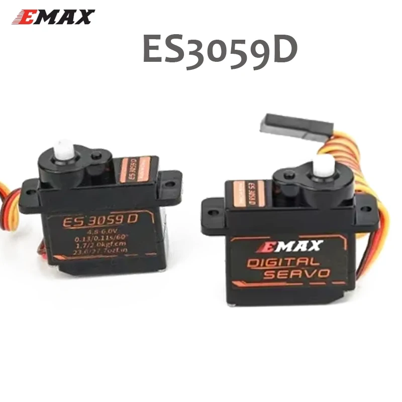 EMAX ES3059D 9g المحرك الرقمي المعدني لطراز RC ومحرك PWM الروبوت طائرة RC