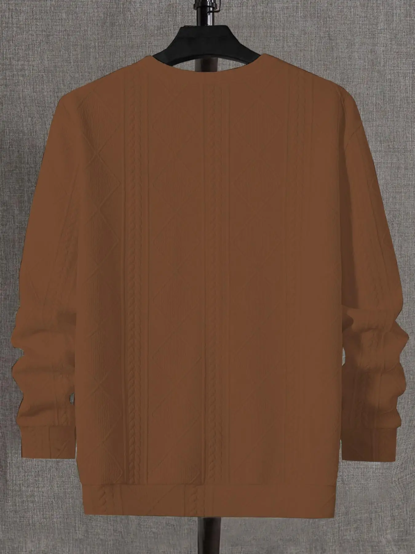 Herren Mode Rundhals Casual Langarm-Sweatshirt Stylischer Pullover für Tägliches Tragen Komfortables und Trendiges Design – Detail 19