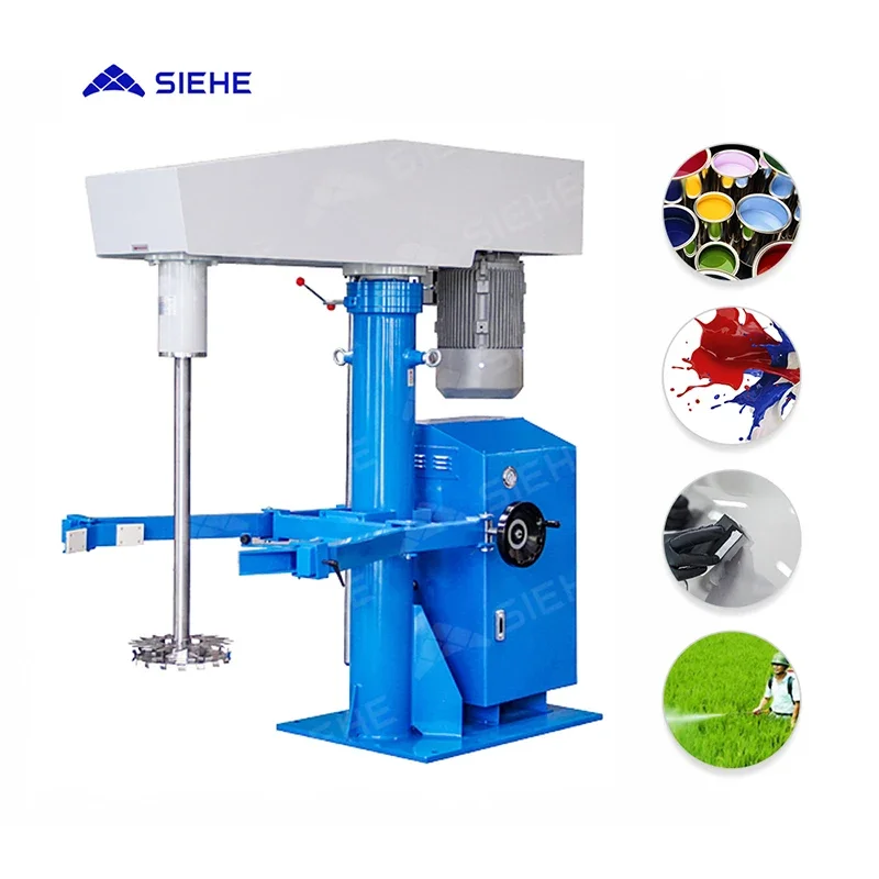 High Speed Hydraulic Lifting Disperser Paint Mixing Machine for Emulsion Paint With CE