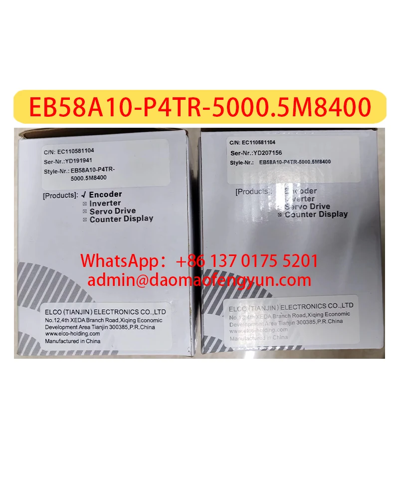 

EB58A10-P4TR-5000.5M8400 Brand New Encoder EC110581104, Fast shipping