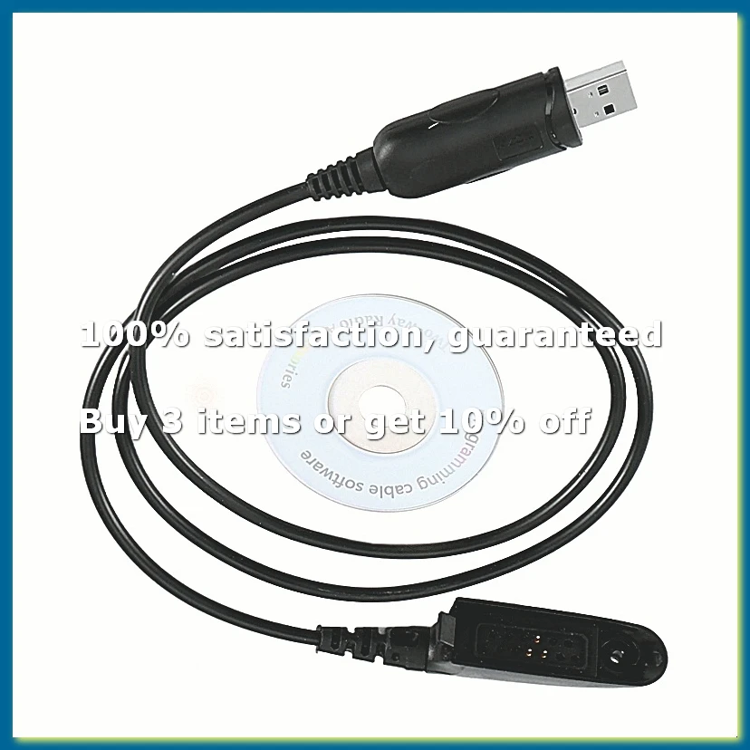 USB Programming Cable for Radio HT750 HT1250 PRO5150 GP328 GP340 GP380 GP640 GP680 GP960 GP1280 PR860 Walkie Talkie-DTD2