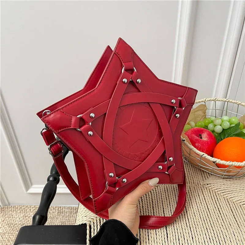 

New Women's Five-pointed Star Crossbody Bags Female Single and Shoulder Bags Fashion Shoulder Bags Girl Crossbody Bags