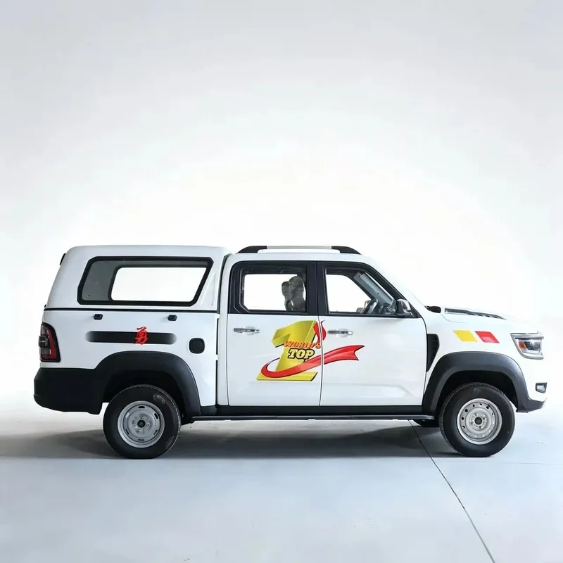 Hybrid Pickup Truck 3500W Right-hand Drive Double Row 2000KG Load Passenger Freight EEC Certified