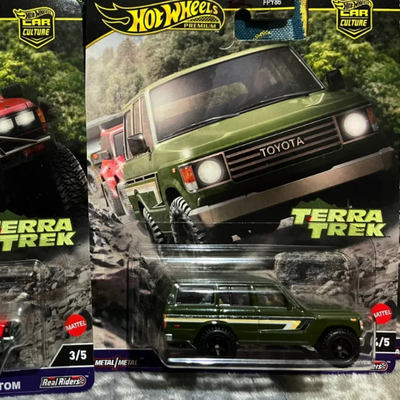 Mattel Hot Wheels Cars FPY86-9C1C Mitsubishi Pajero Evolution Toyota Ladn Cruiser Fj60 Diecast Vehicle Cars Toys Boys Gifts