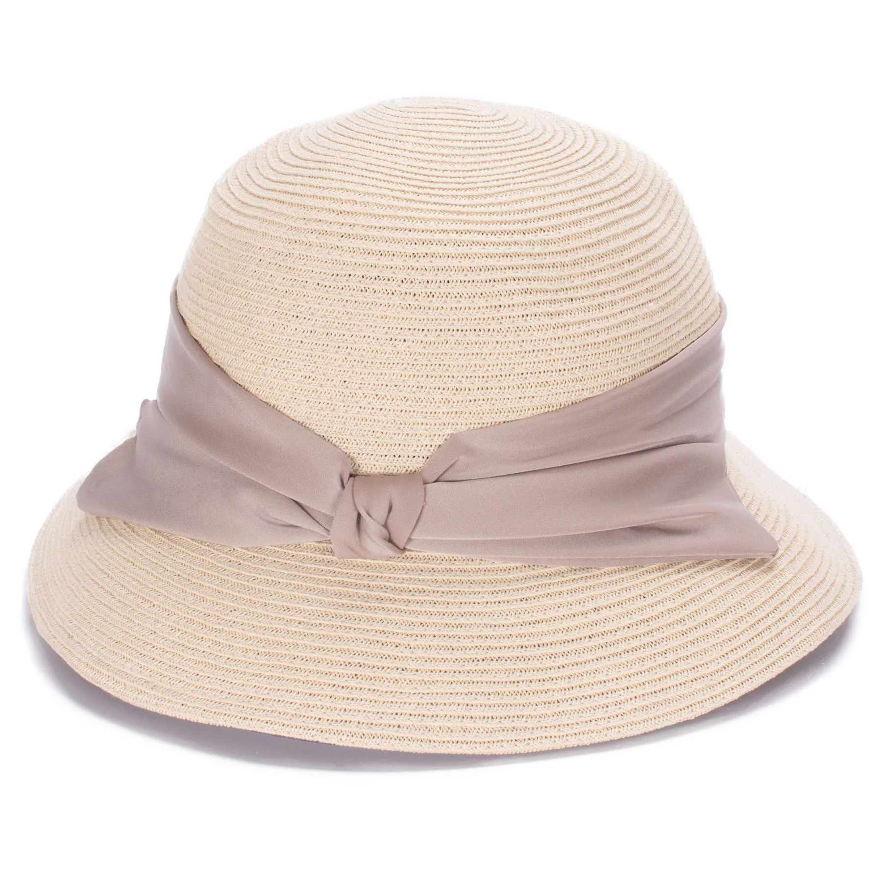 

Lawliet Womens Packable Straw Bow Elegant Wide Brim Sun Beach Hats T516