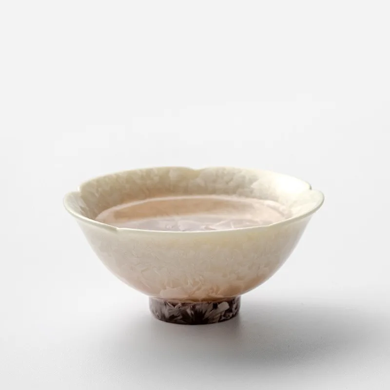 

80ML ice flower flower mouth master cup, kung fu tea set ceramic tea cup
