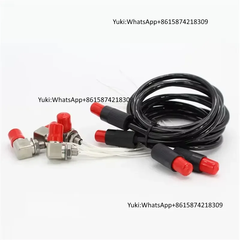 Seacon Marine 6pin Straight Right Angle 90 Degree Wet Connector IP69 Waterproof Underwater Power Supply Double Head Plug