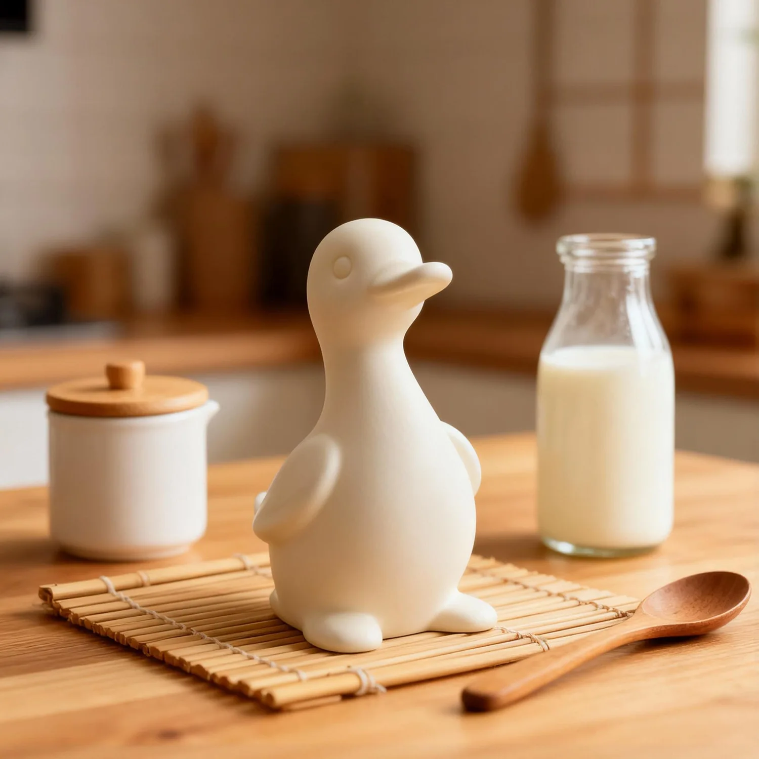 Picture 5: DIY Cute Chubby Duck Resin Mold, Little Duck Plaster Home Decoration Silicone Mold