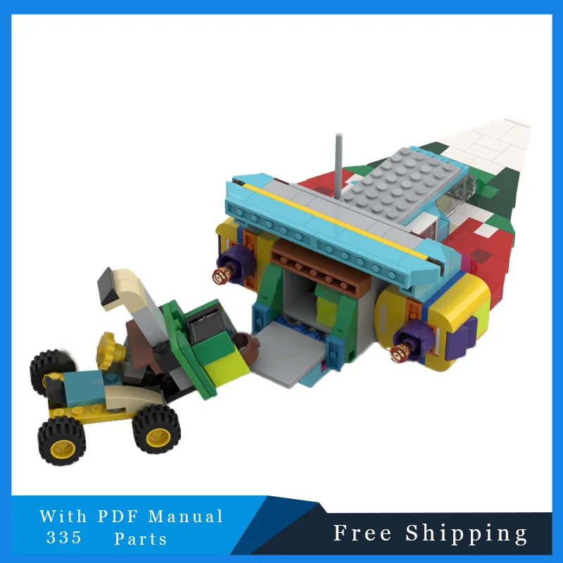 335 قطعة لون الفضاء النقل وحدات اللبنات نموذج لتعليم الأطفال لتقوم بها بنفسك الجمعية عرض لعبة عيد ميلاد هدية الكريسماس