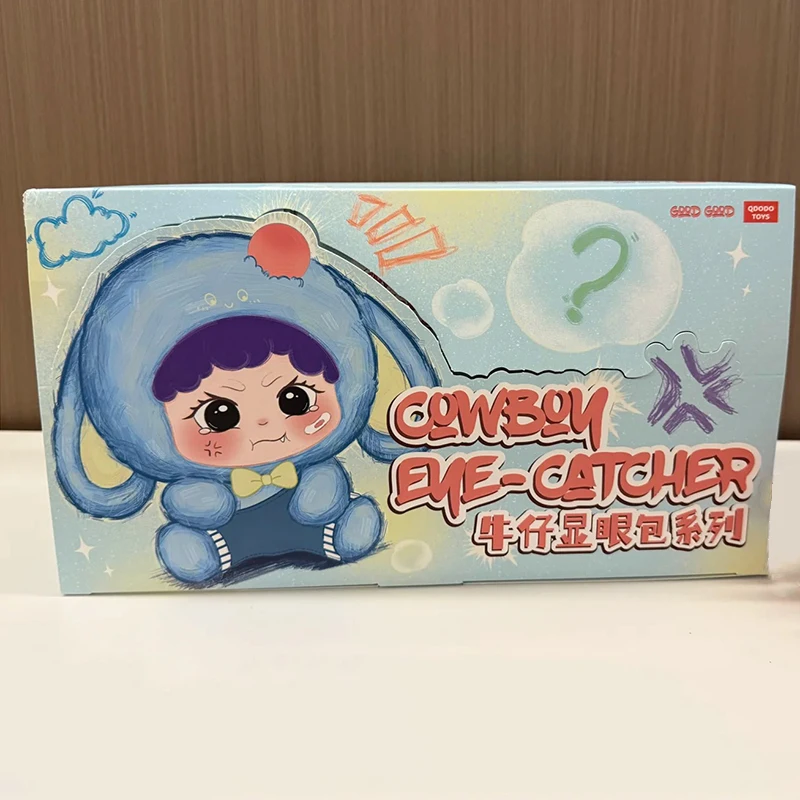 정품 굿굿 카우보이 아이캐처 시리즈 블라인드 박스 멋지고 귀여운 플러시 펜던트 피규어 인형 미스터리 박스 수집 장난감 생일 선물