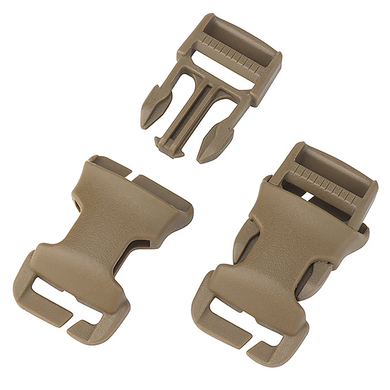 2Pcs Buckles Side Release Buckle Quick Attach Surface Mount CS Hunting Gear Airsoft Vest Modular Attachment Point