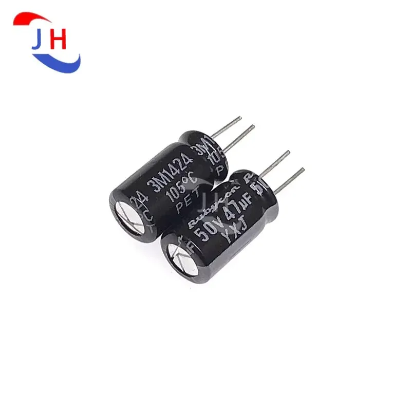 10PCS Aluminum Electrolytic Capacitor 50v47uf 6.3*11 Capacitor YXJ High Frequency Short Pin 2.5mm Pin Distance 50V 47UF