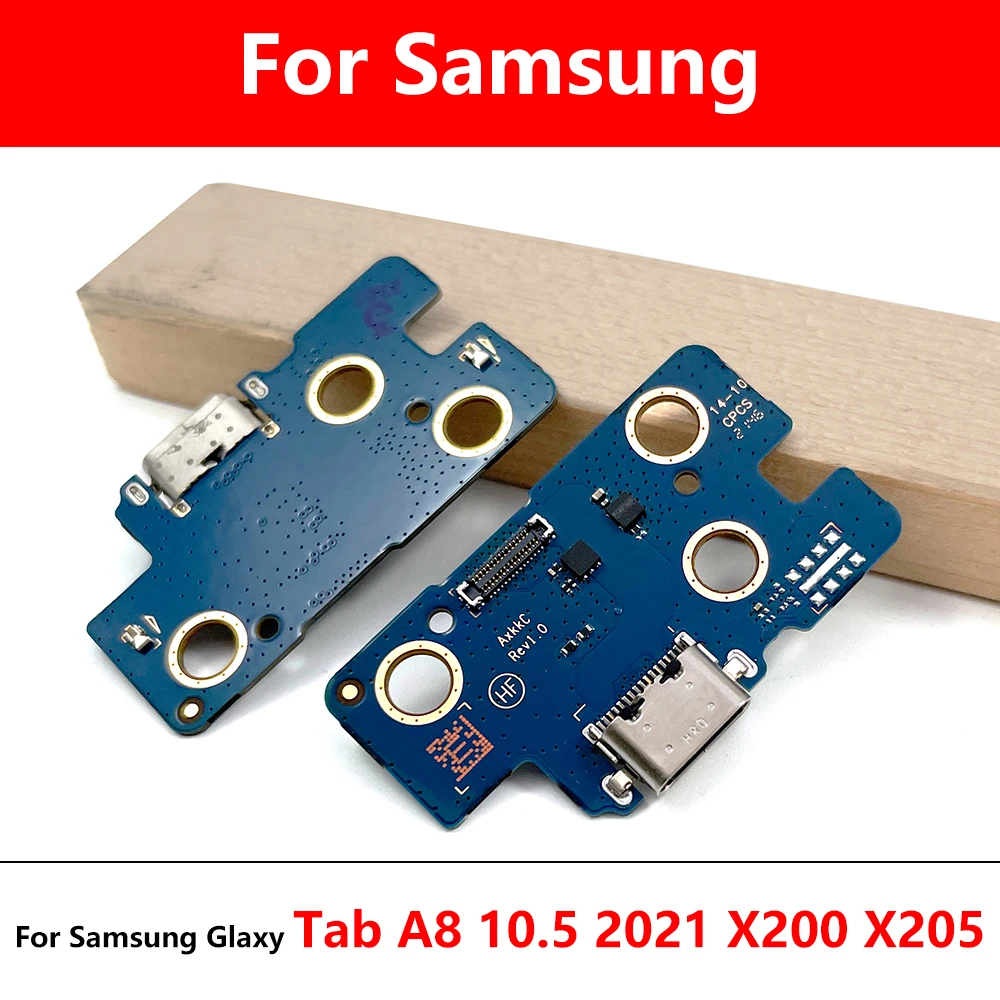 USB Charger Dock Connector Board Charging Port Flex For Samsung Tab A8 10.5 2021 X200 X205