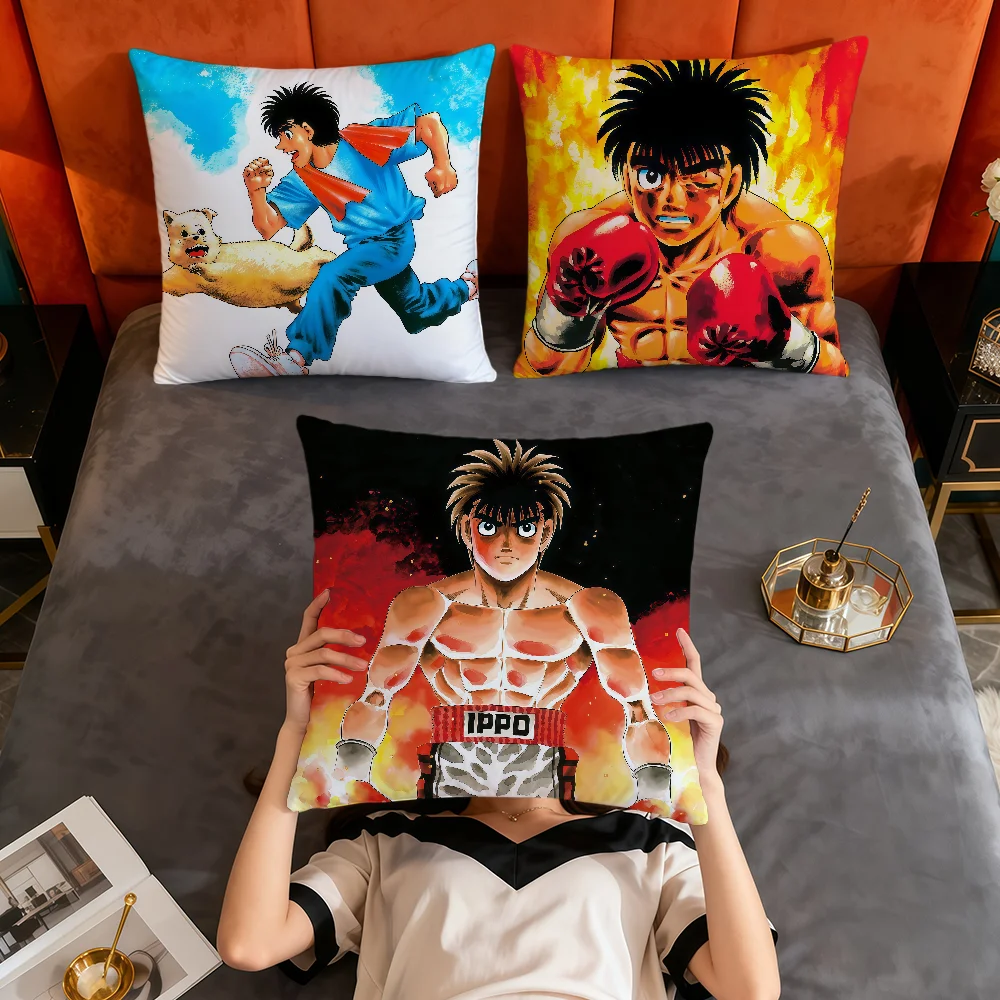 manga anime f-Fighting s-Spirit Hajime no Ippo cushion cover soft pillowcase Sofa Living Room Home Decor Protective Covers hogar