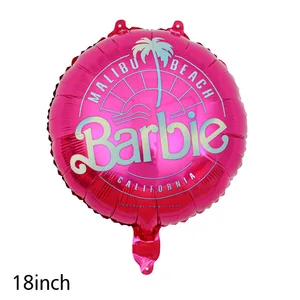 Barbie Theme Party Balloons für Kinder, 32 10 Hauptverkaufsfamilie Barbie - №8