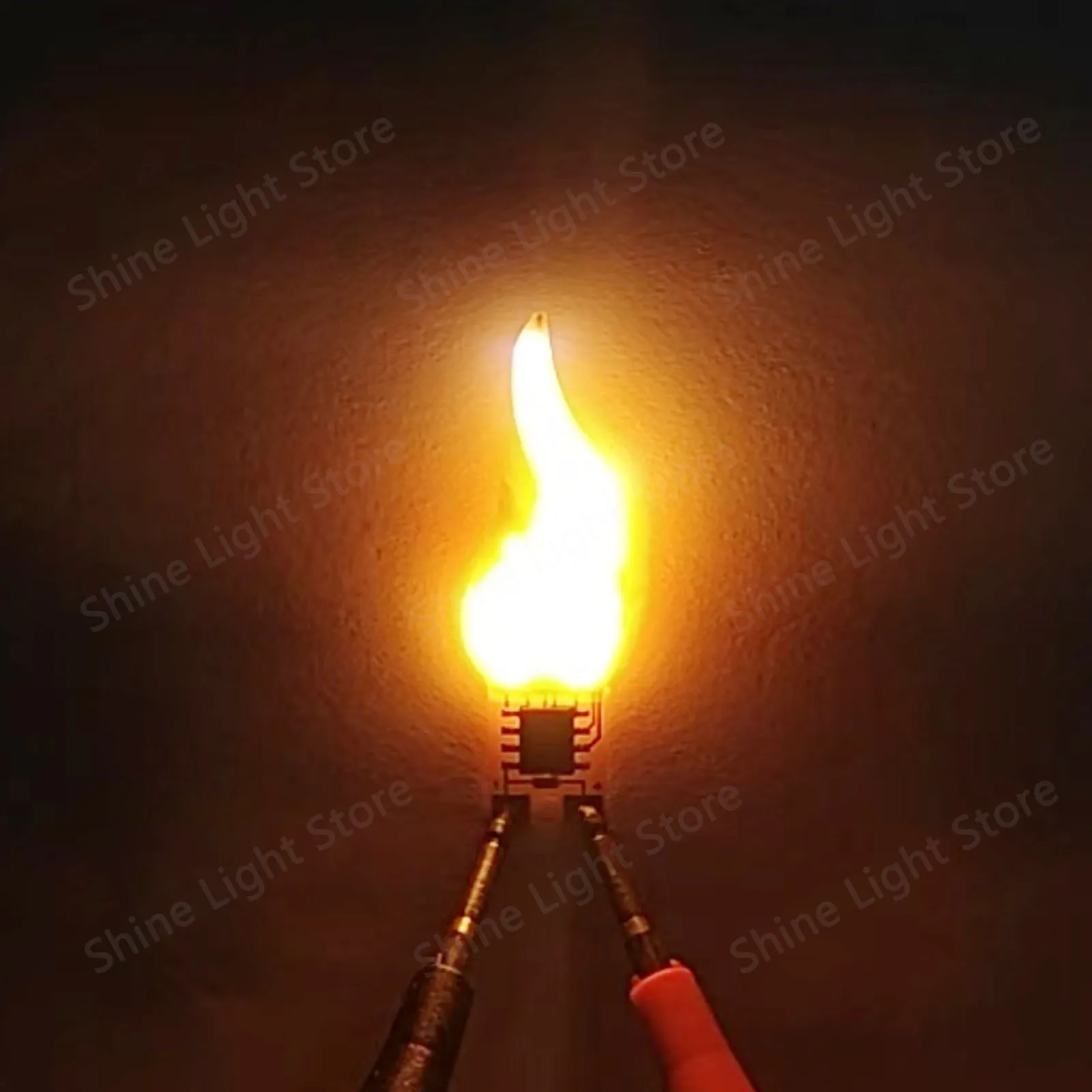 1pcs 5pcs 3V 2200K LED Flash Candle Light Edison Flame Filament Birthday Party Decorative Light Bulb Accessories DIY