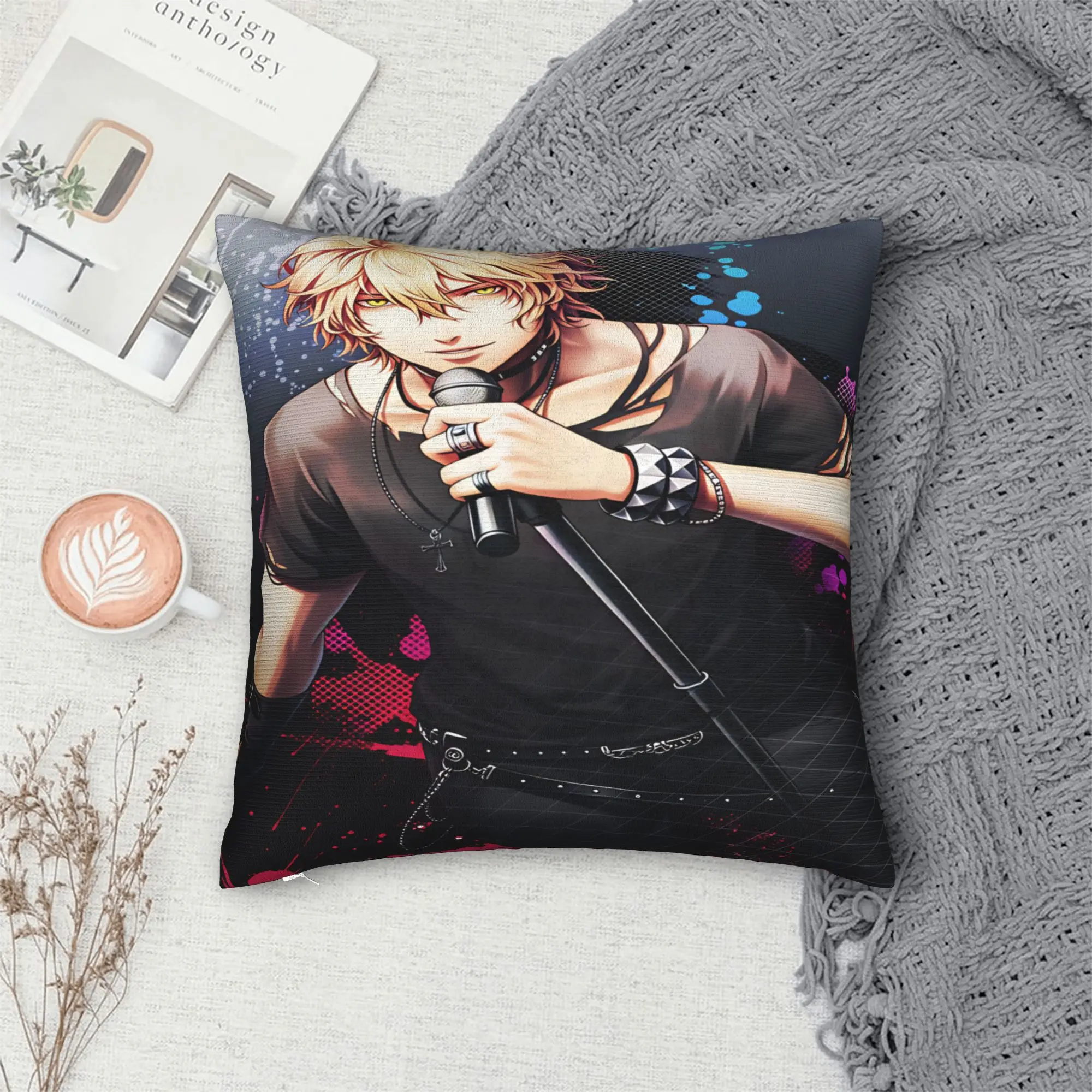 U-Uta no Prince-sama Hijirikawa Masato   Pillow Case  Soft Pillow Cover For Sofa Car Home Decor Funny Cushion Cover