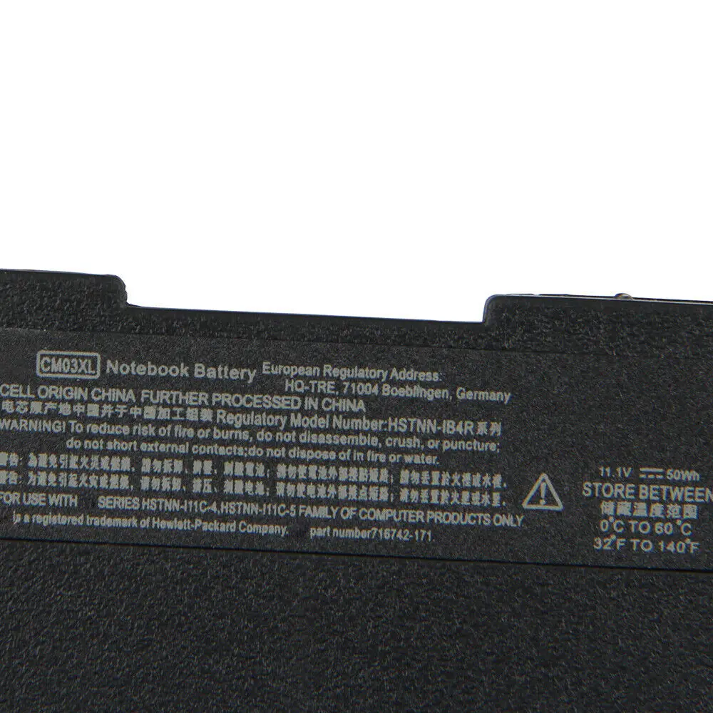 Original Laptop Battery CM03XL For HP ELITEBOOK 840 850 850 740 745 G1 G2 50Wh