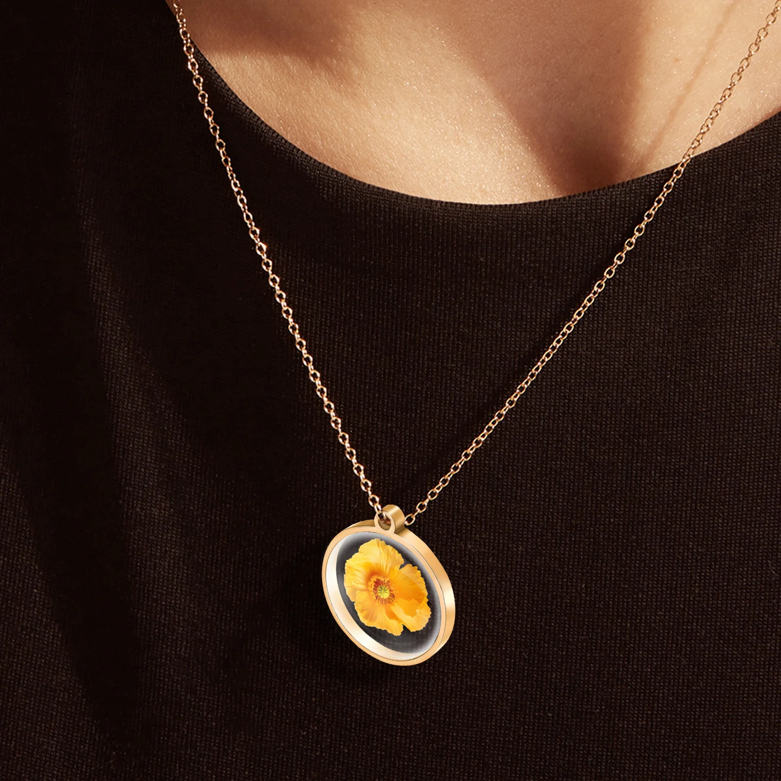 

10pcs Stainless Steel Open Back Bezels Pendant Frames for Resin Jewelry Round Gemstone Base Hollow Craft Supplies