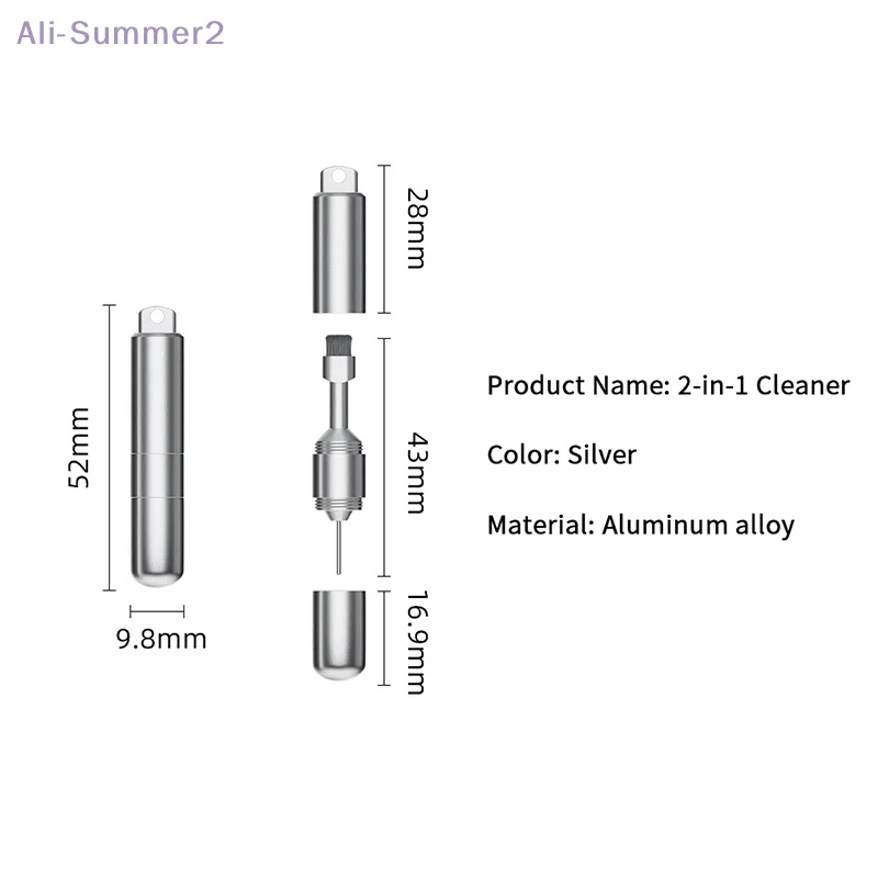{MX} 2 في 1 أداة إزالة صينية بطاقة Sim سلسلة المفاتيح إخراج دبوس سماعات الأذن سماعة تنظيف فرشاة بطاقة استرجاع إبرة أدوات عدة #6