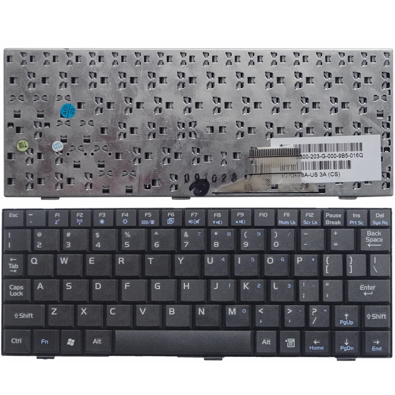 US  FOR ASUS EPC 900 900HD 900A 2G 4G 8G 901 902 Eee PC 700 701 701SD US 4G 8.9 inch Laptop Keyboard New Black English