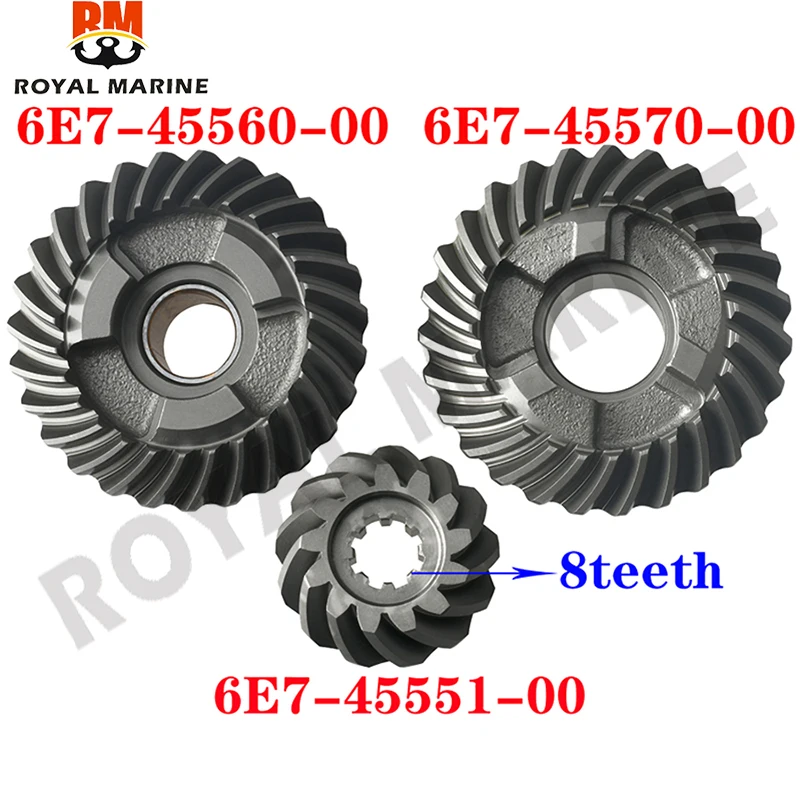 

6E7-45560 6E7-45571 6E7-45551 Pinion Reverse Forward Gear Gear Kit For Yamaha Gear Set 2T Outboard Motor 9.9HP 15HP 4T 20HP 6AH