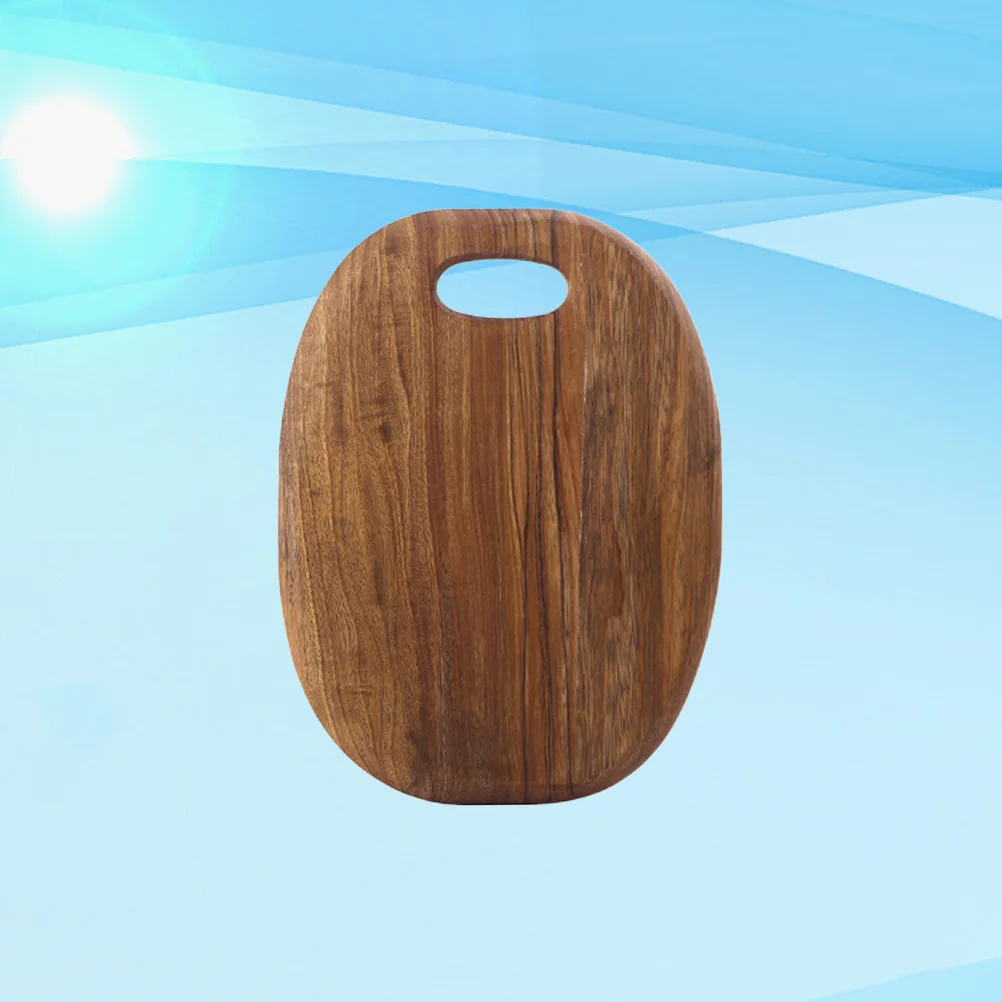 

Zebra Wood Cutting Board Thickened Chopping Board Hangable Breadboard Kitchen Cutting Mat Fruit Meat Vegetable Fish Safe
