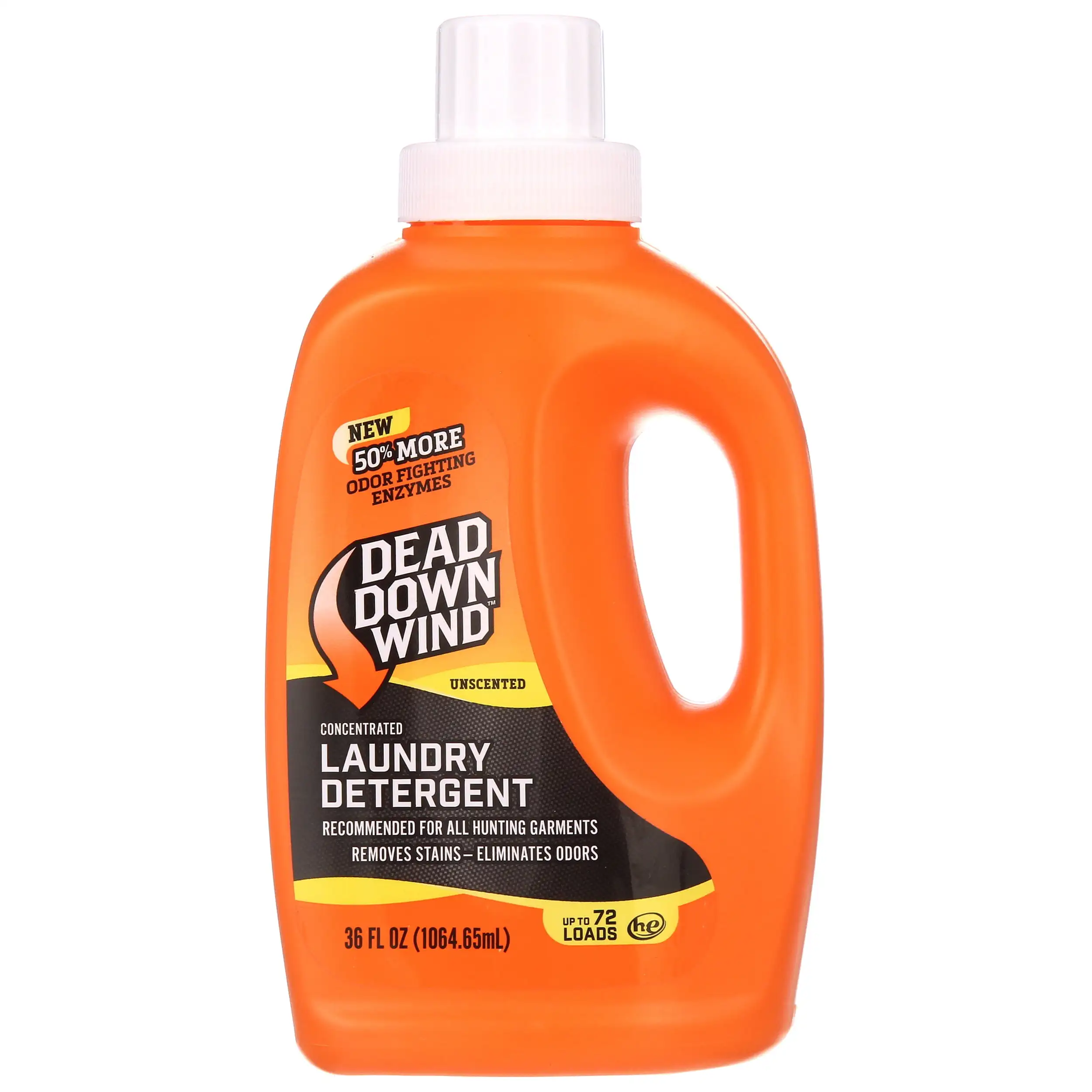 Laundry Detergent Unscented 36 Oz Up To 72 Loads Enzyme Scent Prevent Technology Removes Tough Stains and Odors