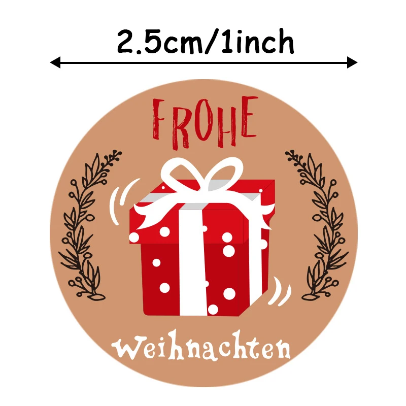 ป้ายบรรจุภัณฑ์ของขวัญสุขสันต์วันคริสต์มาส500ชิ้นสติกเกอร์กระดาษคราฟท์รูปซานต้าตุ๊กตาหิมะขนาด1นิ้วป้ายผนึกสำหรับตกแต่งงานเลี้ยงคริสต์มาส