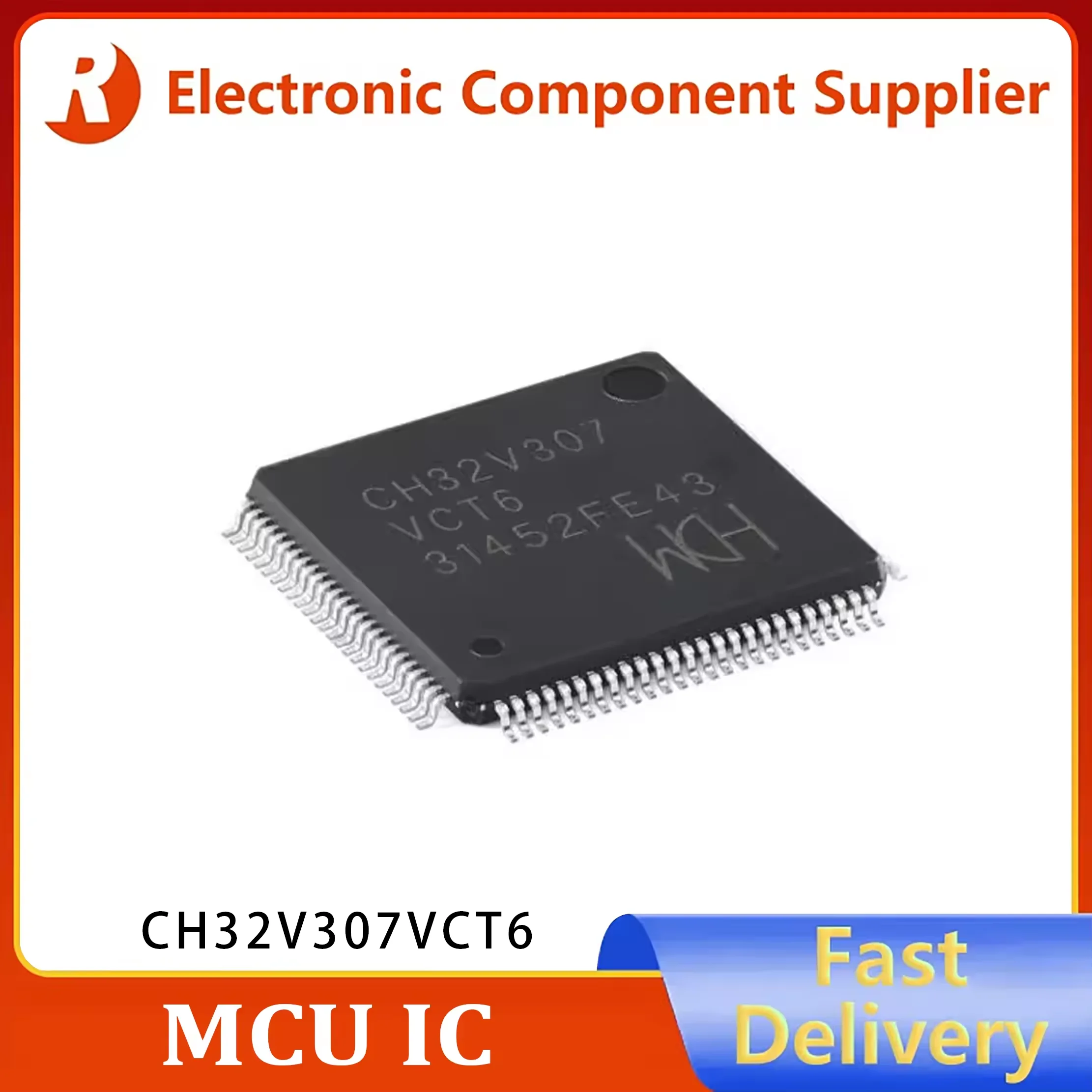 

2 шт. CH32V307VCT6 импортированный в оригинальной упаковке LQFP-100 RISC-V core 32-битный микроконтроллер-MCU