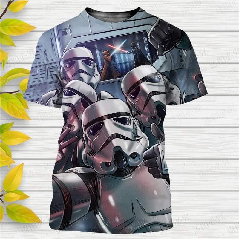 Stormtrooper Darth Va Baby Yoda 3D print Disney t shirt  men women Short Sleeve casual style Summer Casual Streetwear Tee Tops