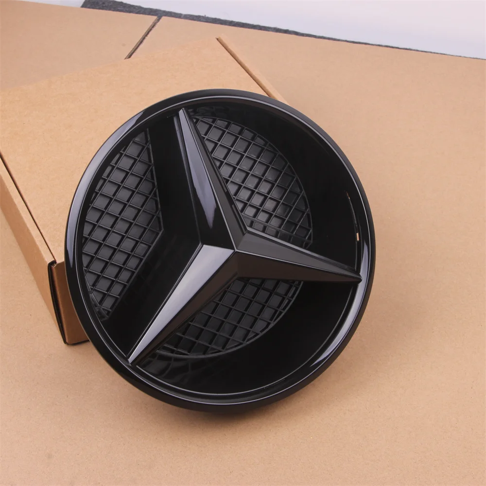 

Black border and silver border decoration Car Front Grilled Star Emblem for Mercedes Benz W213 E-Class 2016-2020 Logo