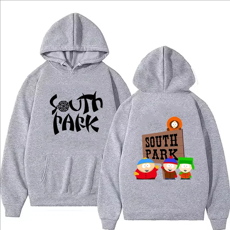 เสื้อฮู้ดแฟชั่น South Park สำหรับผู้ชายและผู้หญิง เสื้อกันหนาวสำหรับฤดูใบไม้ร่วงและฤดูหนาว เหมาะสำหรับใส่ในชีวิตประจำวัน กิจกรรมกลางแจ้ง วันหยุดพักผ่อน ออกกำลังกาย สวมใส่สบายๆ ทรงหลวม อุ่นสบาย ชุดกีฬา